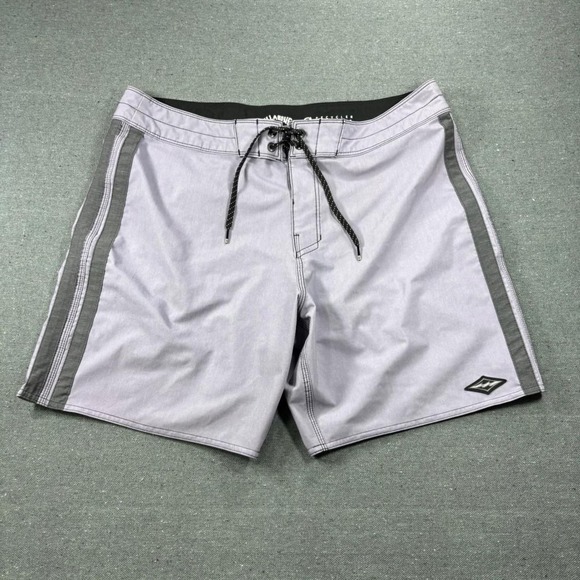 Other - Billabong Kirra Pro Recycler Board Shorts Mens 34 Purple Striped Swim Trunk Surf